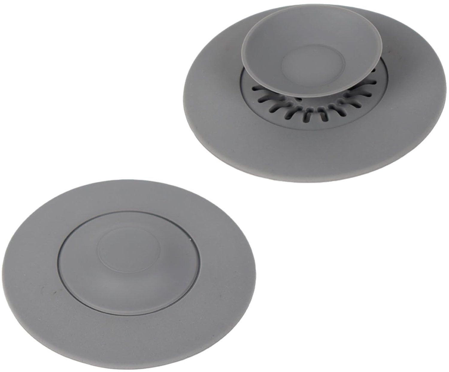 Set van 2 Universele Silicone Afvoerpluggen