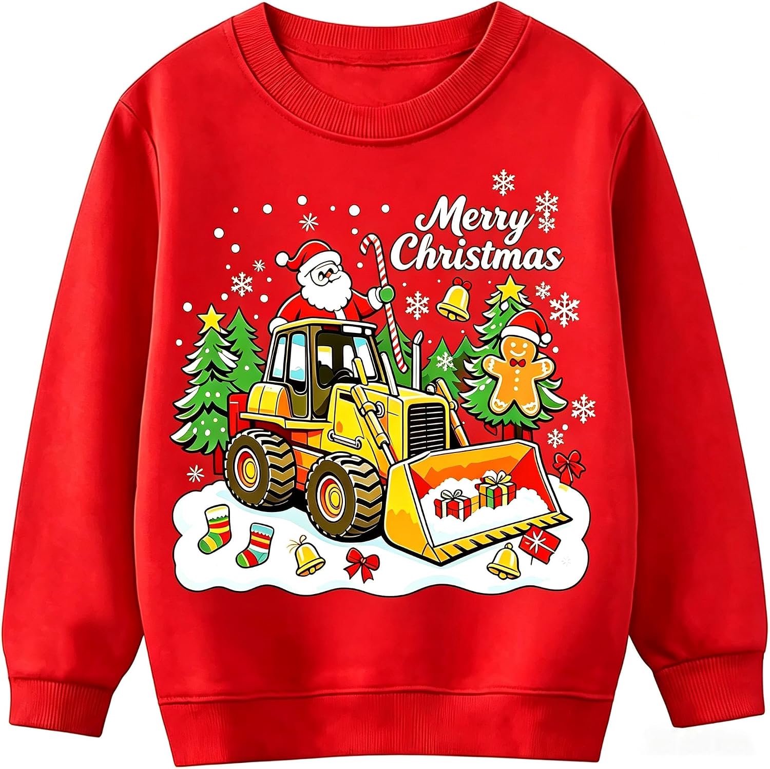 Kersttrui voor kinderen met print