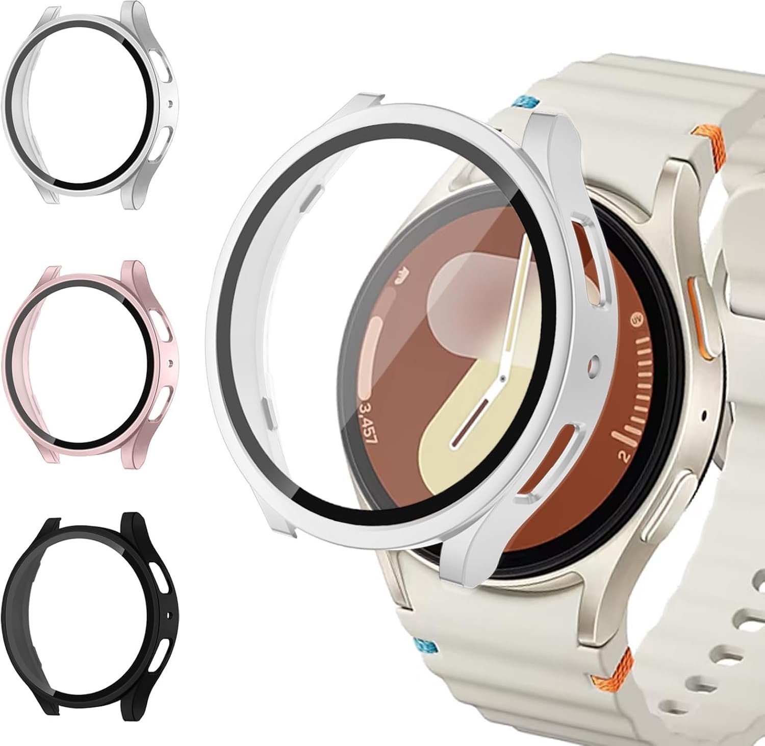 3x Schermfolie voor Samsung Galaxy Watch 7, 44 mm
