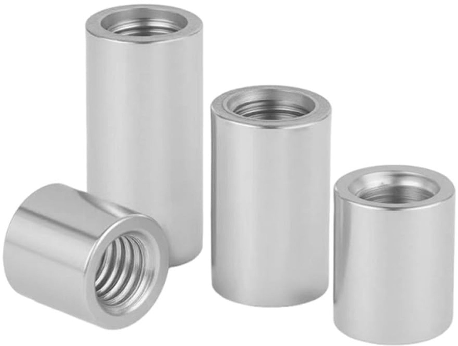 Schroefhulzen M5 x 8 mm - roestvrij staal - corrosiebestendig - eenvoudig te installeren, 5 stuks - m-winkel