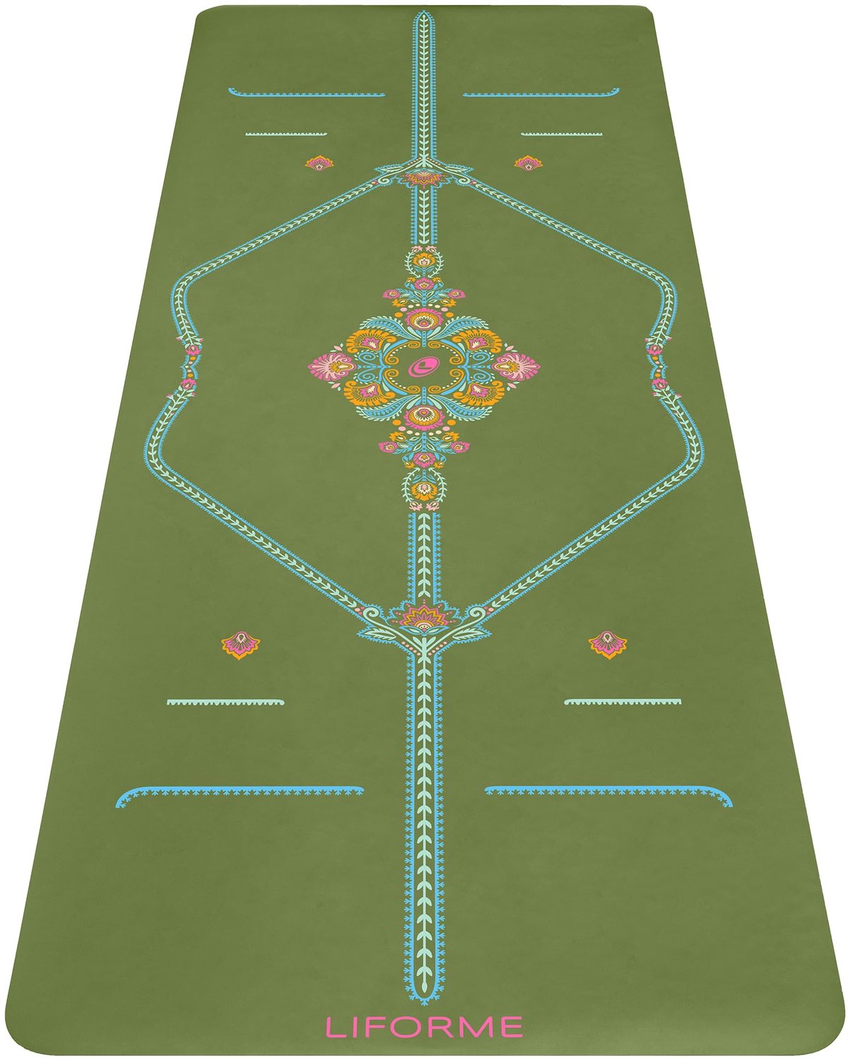 Mindful Garden Yoga Mat met Antislip en Inclusief Tas