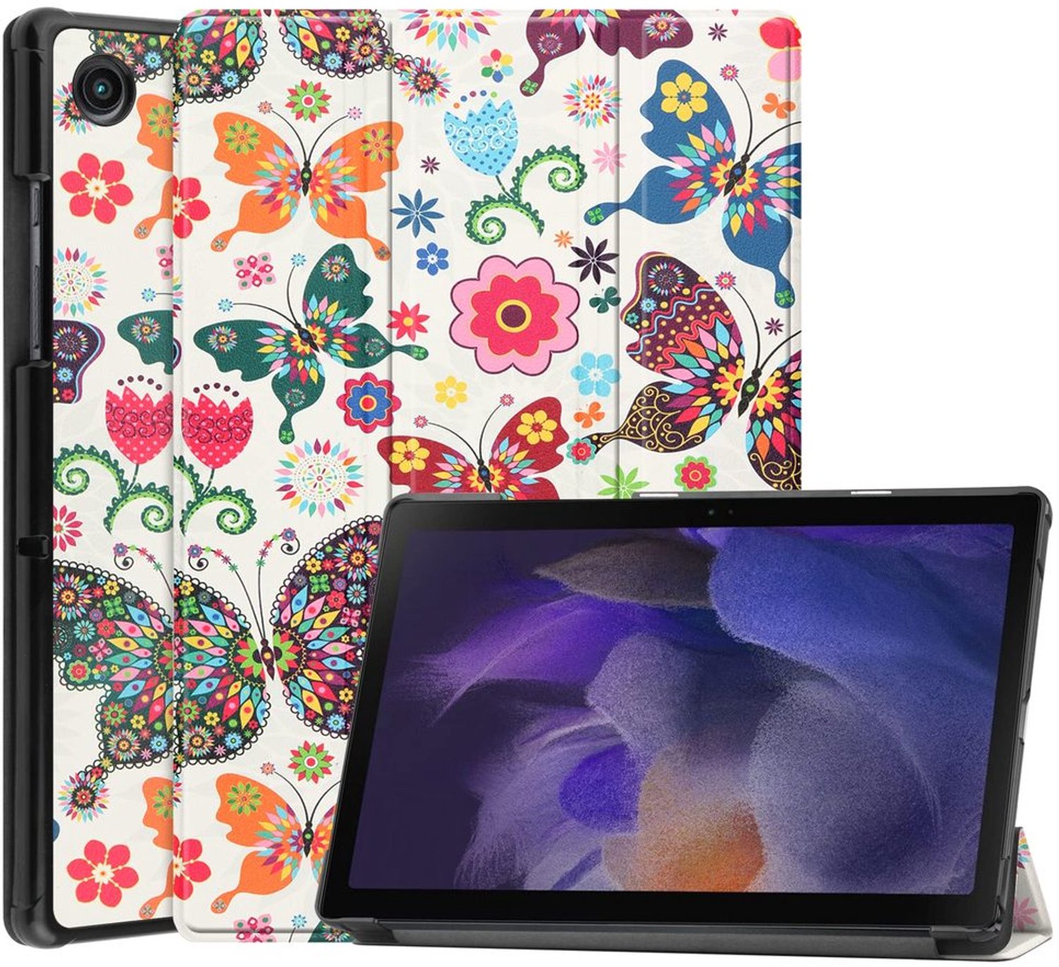 Tablet Case voor Samsung Galaxy Tab A8 SM-X200 X205 - Slimme Case met Standfunctie en Automatische Slaap/Wake Functie