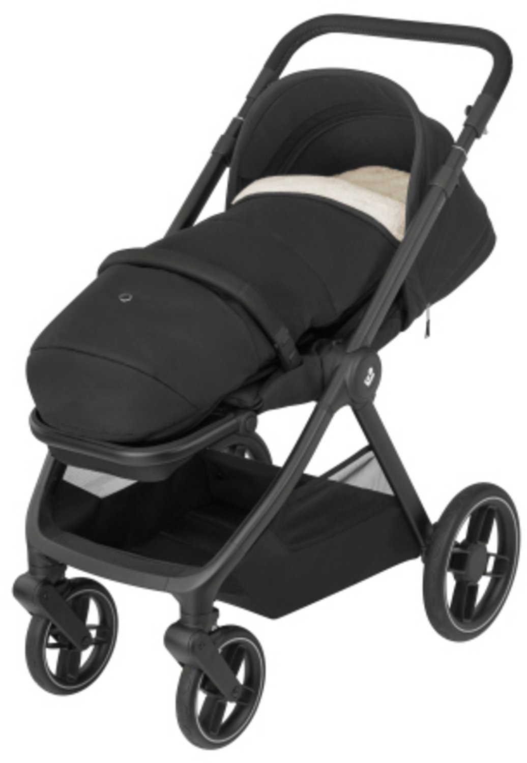 Maxi-Cosi Accessoireset voor Oxford Kinderwagen - Voetenzak, Luierrugzak, Bekerhouder, Autostoeladapters, Regenhoes - Twillic Black – foto 3