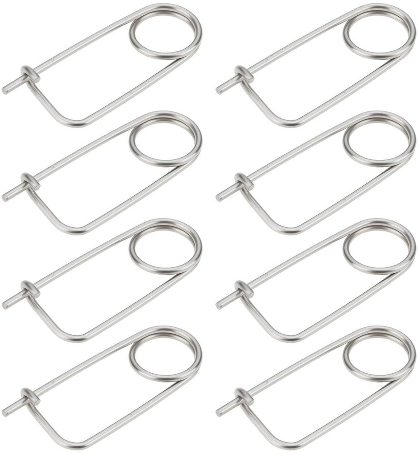 Veiligheidspen 85 mm - 304 Roestvrij Staal - Veerclip - Corrosiebestendig - Lichtgewicht - Sterke Klemkracht