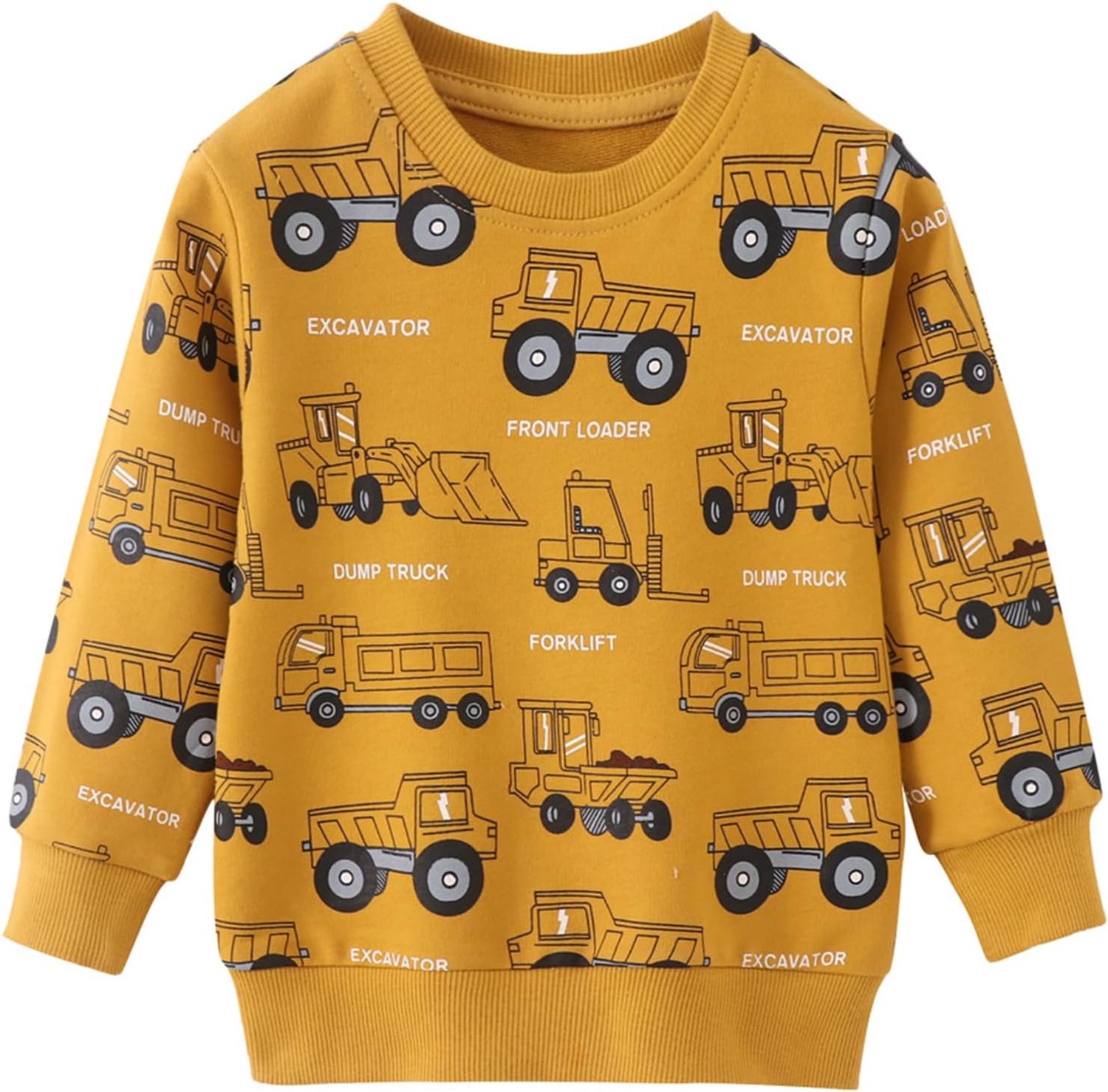 Sweatshirt voor jongens van katoen, warm, lange mouwen