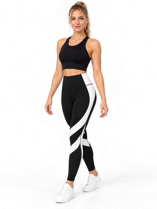 Trendy Fashionable Dames Sportlegging | Hoge Taille Legging | Sportbroek & Shapewear - S — afbeelding 2