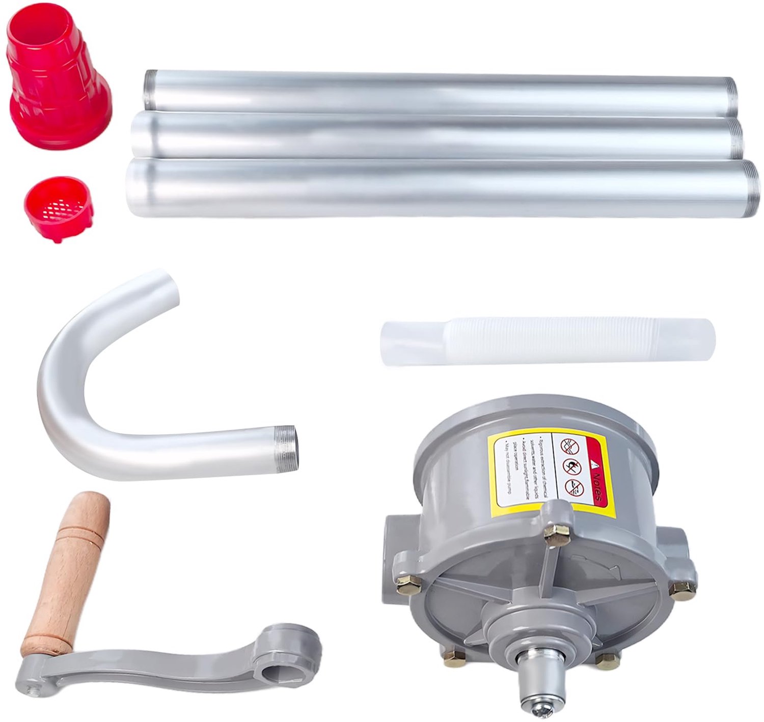 Draaiende Handpomp voor Olievaten, 200L Aluminium