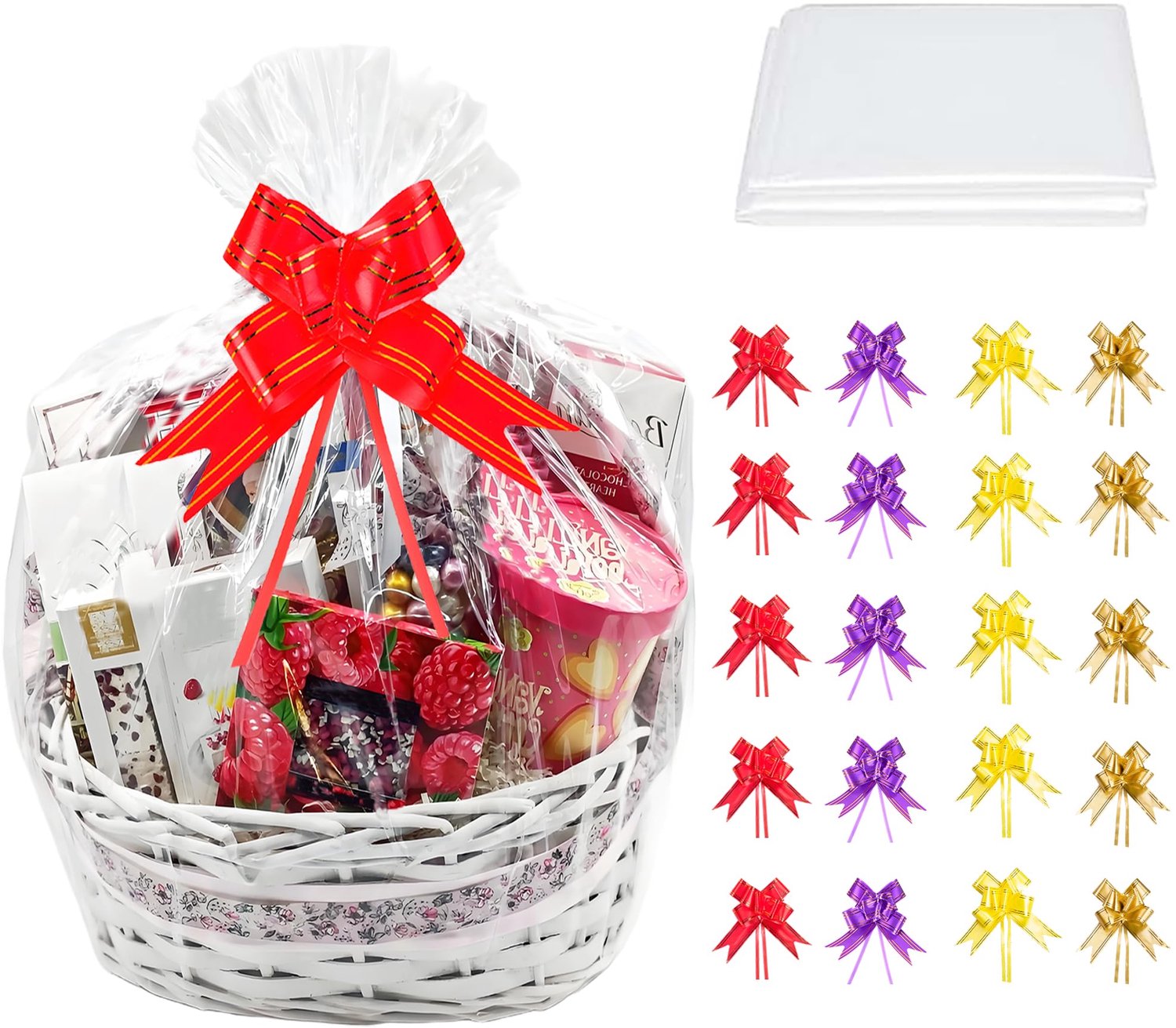 Set van 20 Cellofaan Verpakkingszakken met Strikken voor Cadeaus