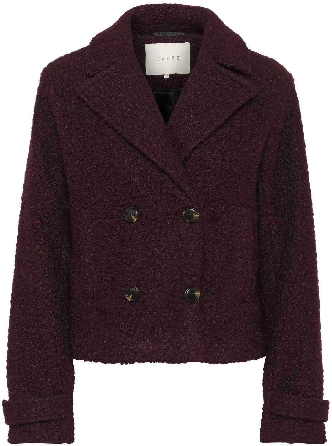 Damesfleece KAFFE Anne Bruin