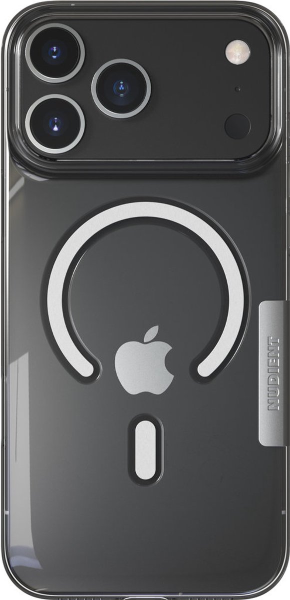 Nudient Thin MagSafe Case geschikt voor Apple iPhone 18 Pro Max/17 Pro Max - Transparant