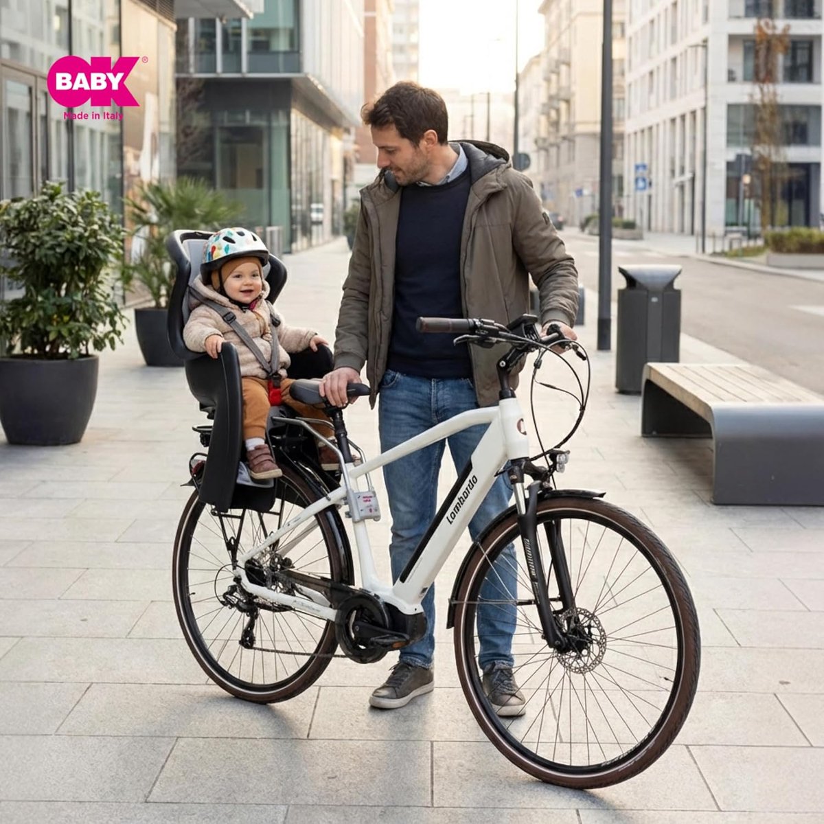 Baby Shield - Fietsstoeltje achteraan voor kinderen (Maximum draagvermogen: 22 kg) - zwart