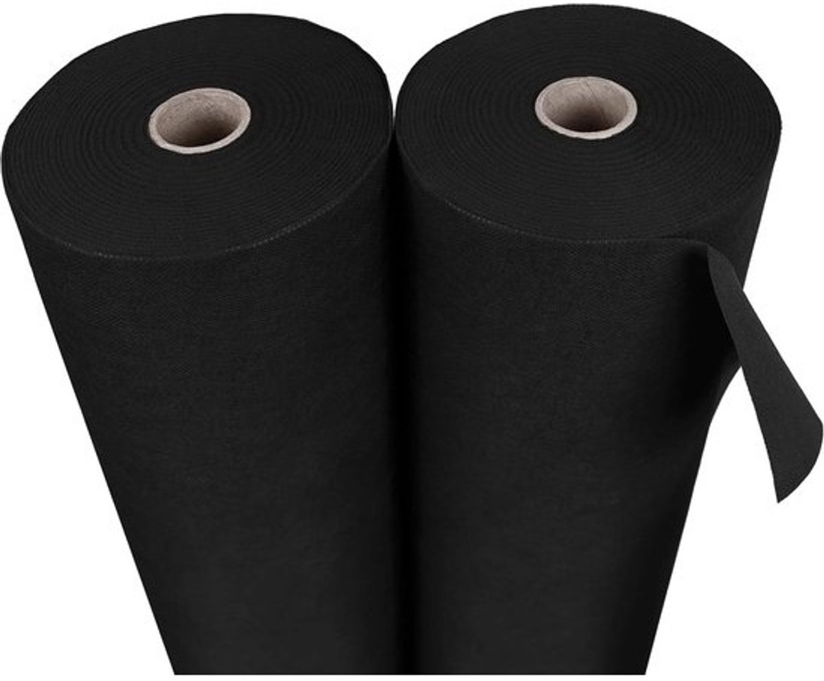 Tuinvlies Onkruidvlies Zwart 1,6m 150g/m2 UV-bestendig voor Mulchen en Tuinbouw