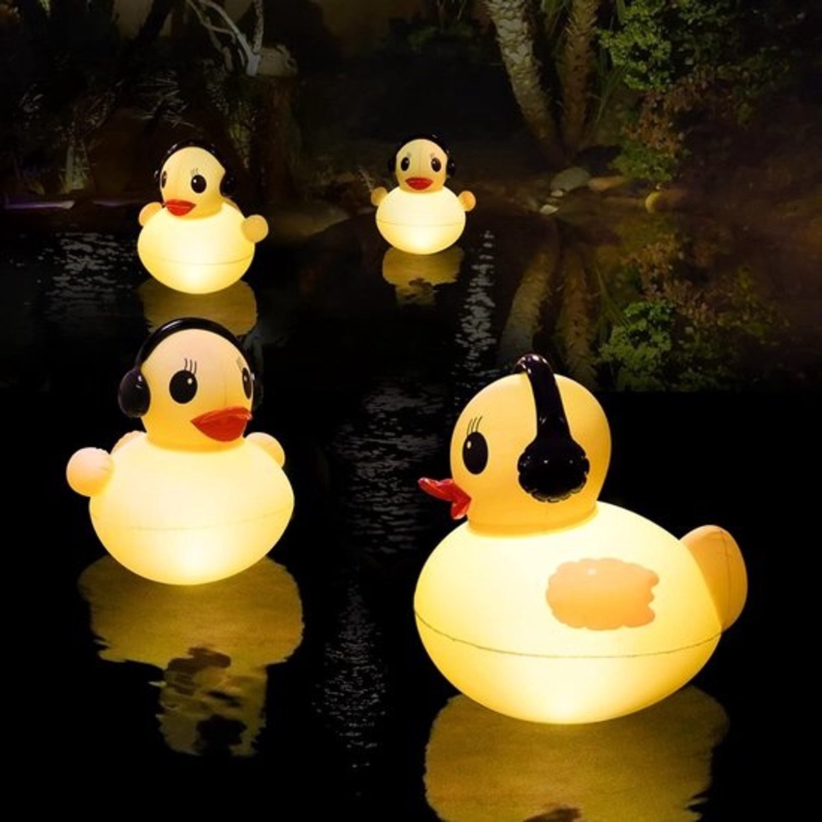 Drijvende Zonnelamp voor Zwembaden en Tuinen - Waterdicht LED Zwembadlicht - 42 cm