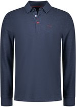 New Zealand Auckland Poloshirt Katoenen Pique Polo 26gn200 2668 Oxford Navy Melange Mannen Maat - XL
