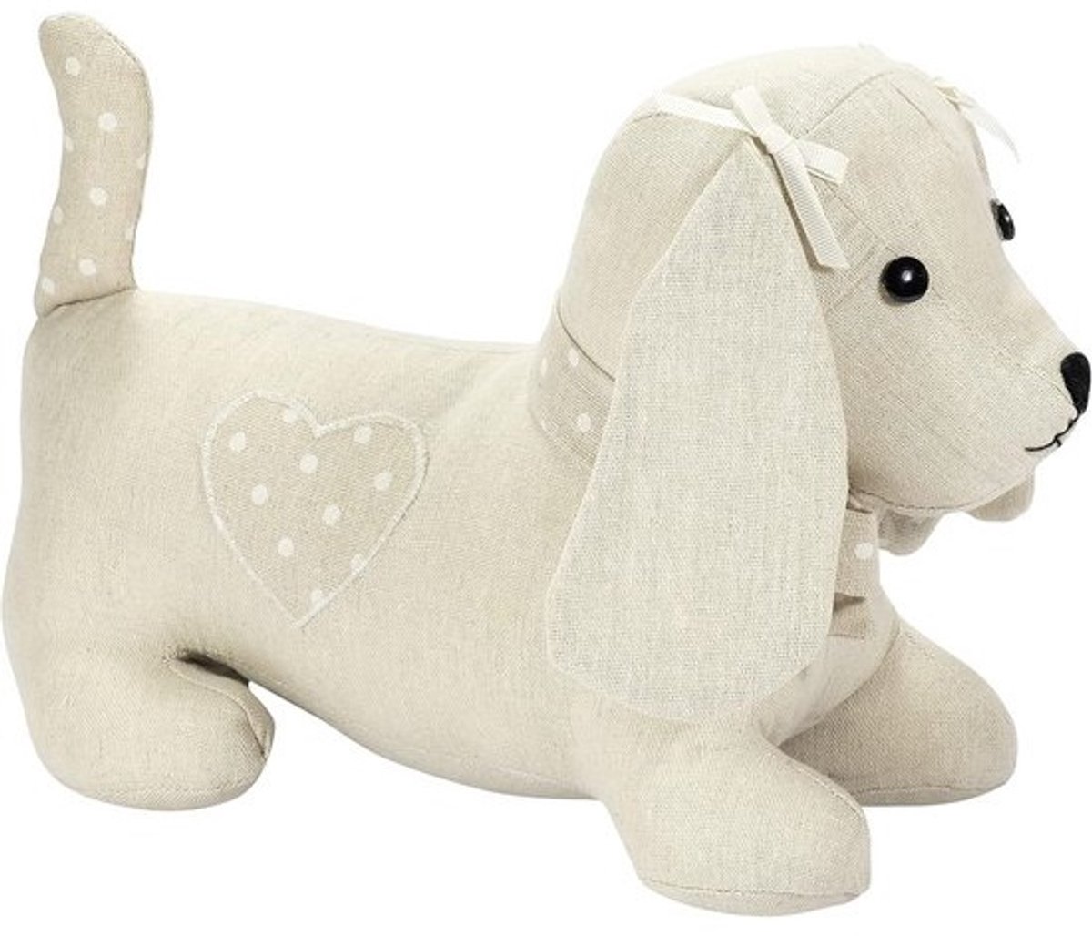 Dalmatier deurstop - 1,5 kg zand gevulde deurstopper - 33 x 23 x 13 cm