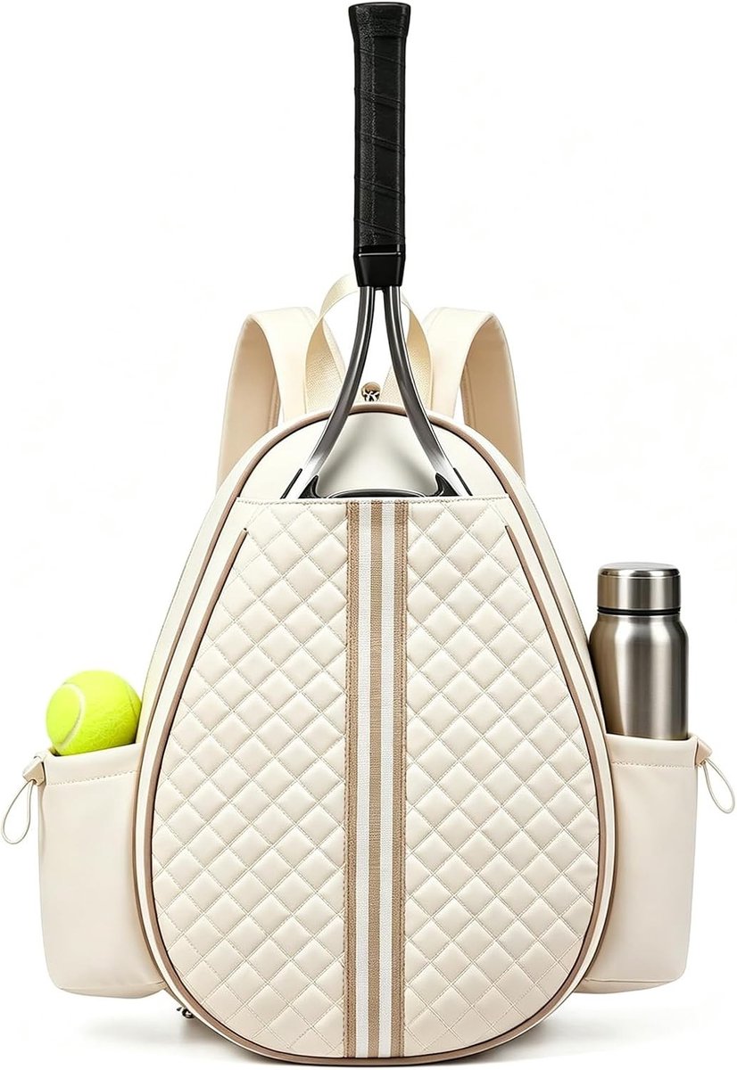Tennisrugzak en Badminton Tas voor Dames, Heren en Kinderen, Waterdicht en Lichtgewicht, Ideaal voor Tennisrackets, Padel en Pickleball Spelaccessoires