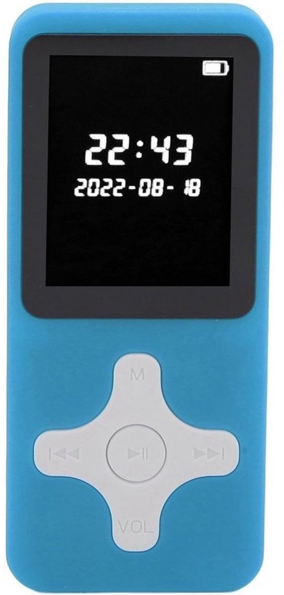 Draagbare MP3 Speler met Bluetooth 5.0, Ingebouwde Speaker, FM Radio en Opnamefunctie