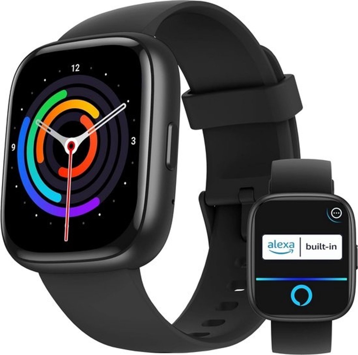 Slimme Horloge met Hartslagmeter, Stappenteller en Slaaptracker - Waterdicht