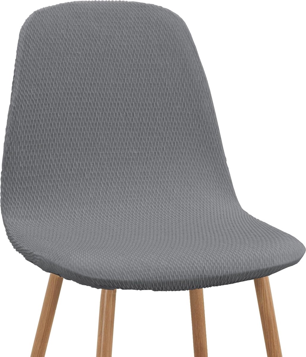 Home Elastische stoelhoes Tunesië, set van 2, grijs