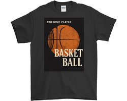 Basketbal Shirt – AWESOME PLAYER BASKET BALL – Sport Outfit – Unisex T-Shirt voor Dames & Heren – Leuk Cadeau