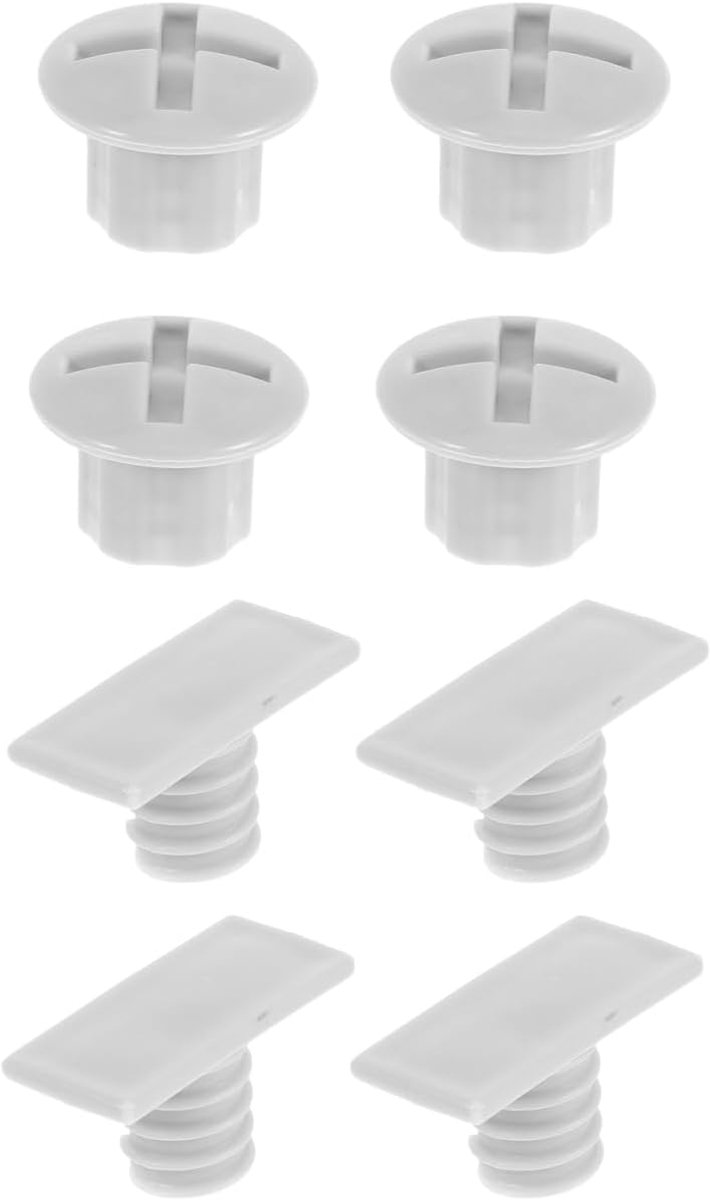 8 stuks kinderglijbaan, schroefdoppen, bouten, vervangingsset