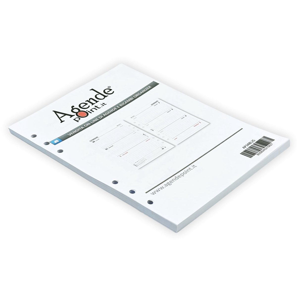 Weekkalender A5 15x21cm - Vervangend papier - 90 gram wit - Perfect voor jouw planning - ShopVlot