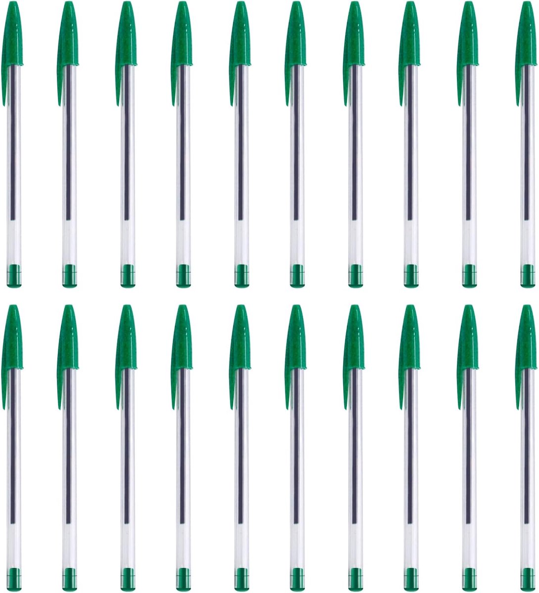 Balpen, 20 stuks, lijndikte 0,7 mm, ergonomische balpenset voor kantoor, huishouden, school