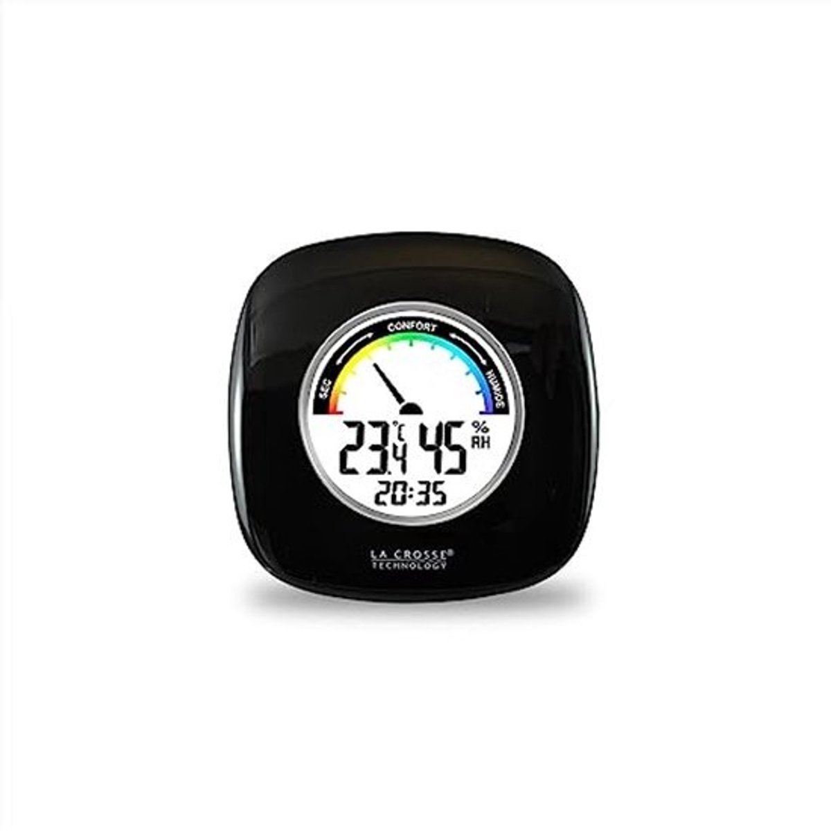 Thermometer Hygrometer met Comfortindicator en Tijdweergave