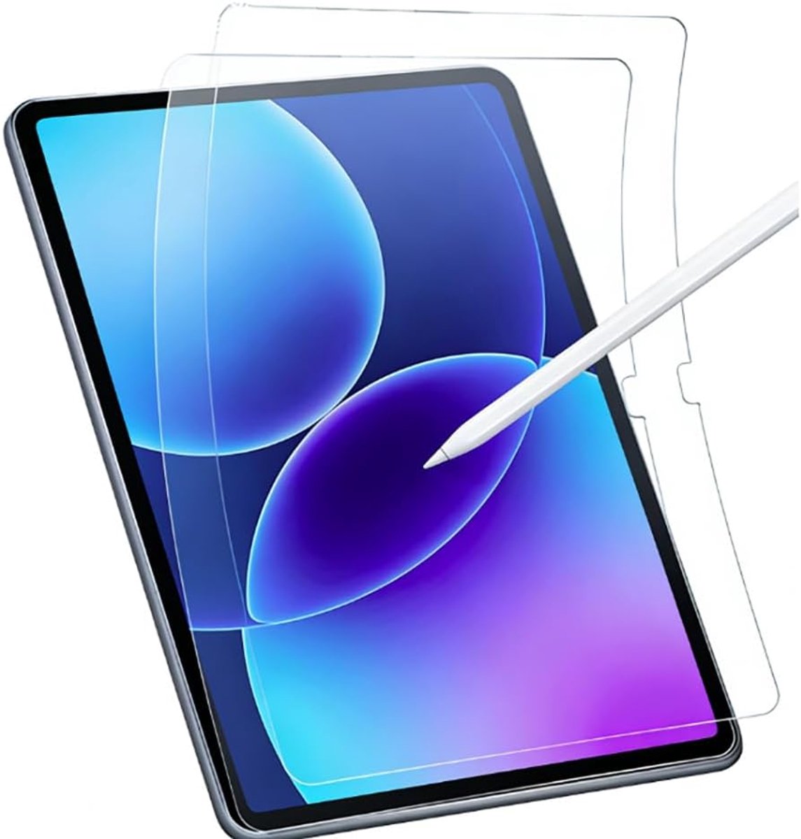 [2 stuks papier feel beschermfolie voor Xiaomi Pad 8 / Xiaomi Pad 8 Pro, zoals op papier matte PET-papierfolie voor tekenen, schrijven, reflectievrij, compatibel met S-pen]