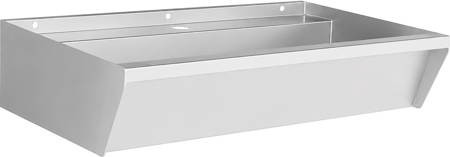 Combisteel 7490.0340 RVS WASBAK 1-KR 600MM - Horeca & Professioneel
