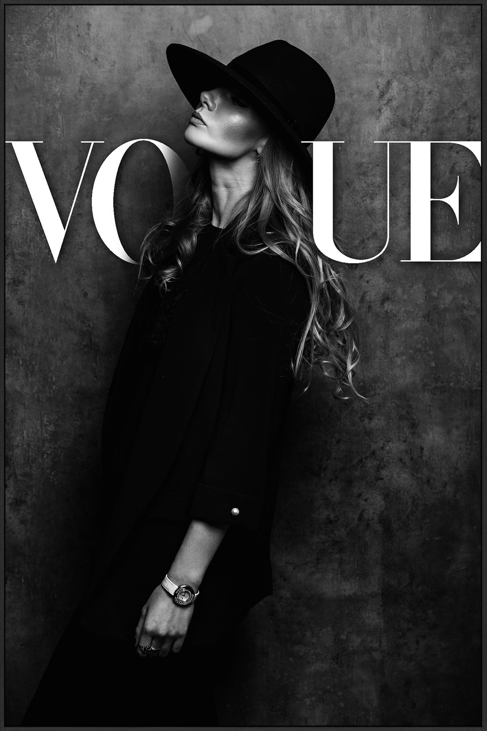 Schilderij met frame Vogue wb