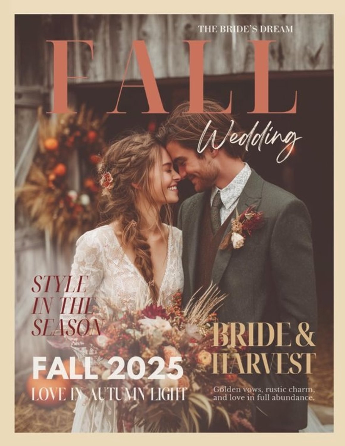 Bruidsdroom Magazine - Herfst Lookbook - Inspiratie voor trouwplanning - Seizoensgebonden thema's - 21.6 x 27.9 cm