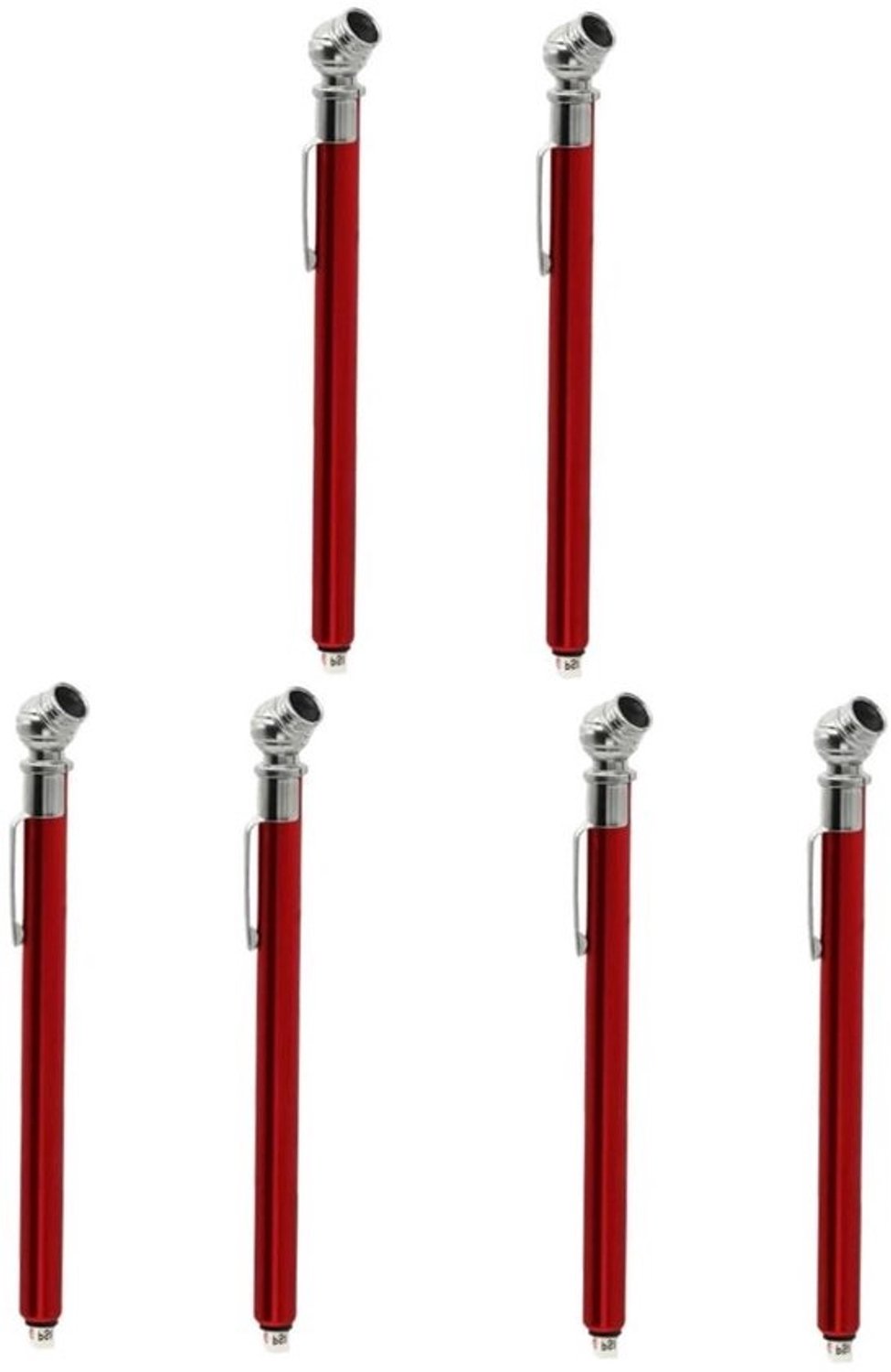 Bandenspanningsmeter fiets - Mechanische drukmeter - Banden controleren - Nauwkeurige meting - 10-120 PSI - Rood