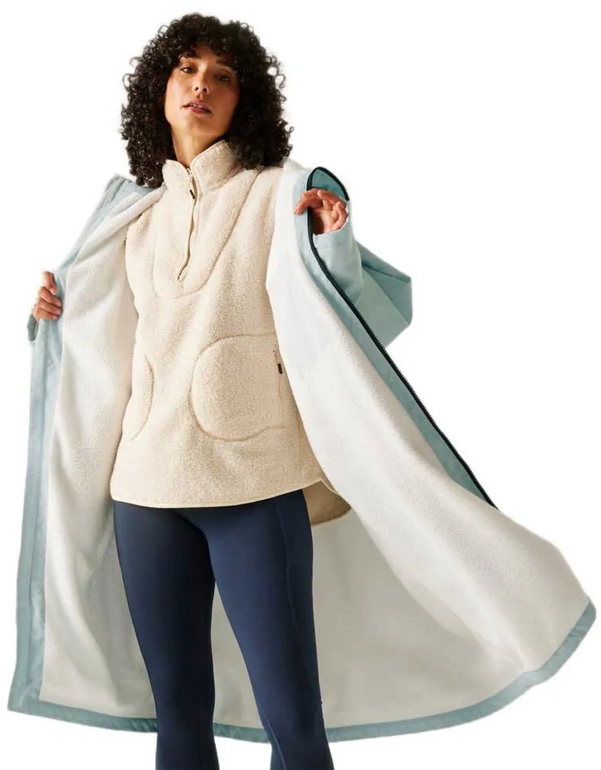 Regatta Rum025 Badjas L-XL Blauw