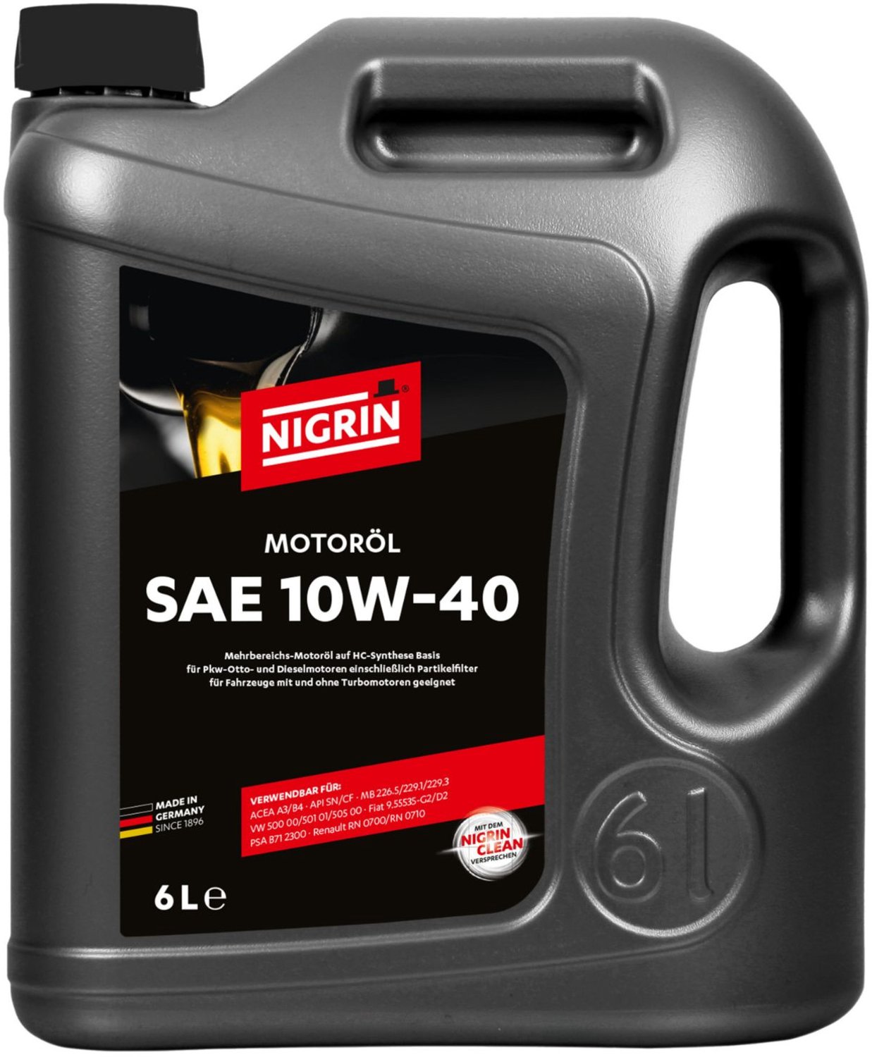 Motoröl SAE 10W-40 Kanister 6L