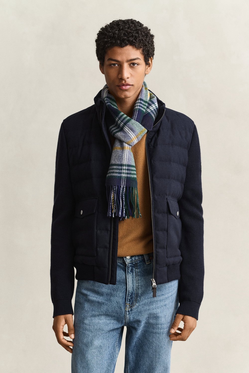 Gant tussenjas donkerblauw