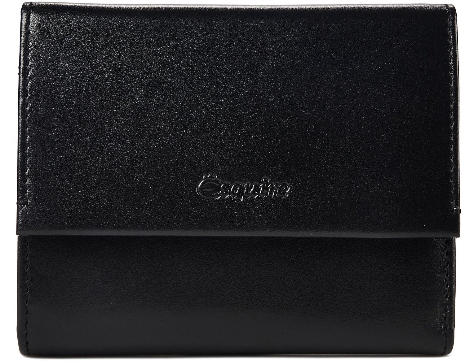 Esquire Silk Portemonnee RFID-bescherming Leder 11.5 cm - Dames - Horizontaal - schwarz