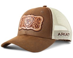 Ariat Baseball Cap Ariat Floral Leather Patch Bruin