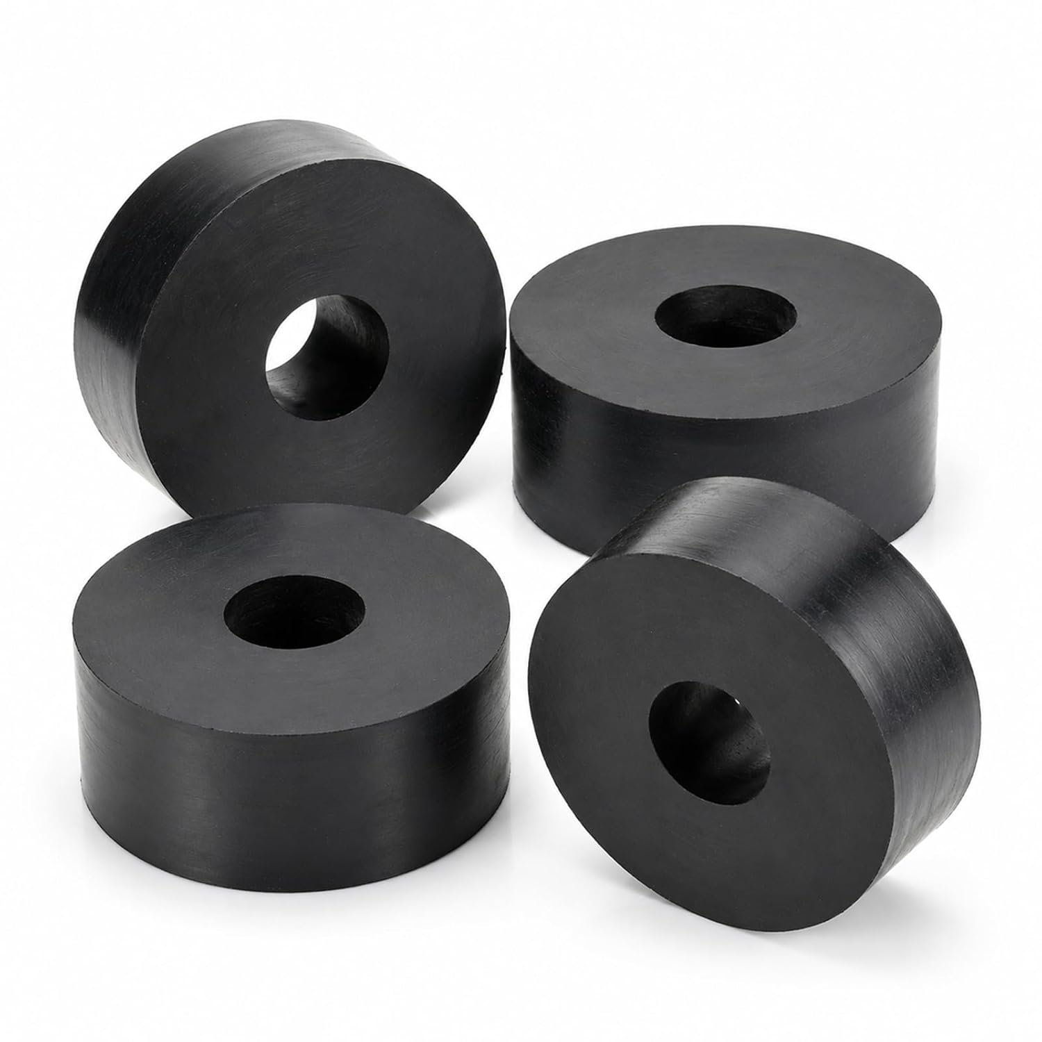 Rubberen sluitringen 50 mm - 4 stuks - afstandhouders - demping voor diverse toepassingen - Vemera