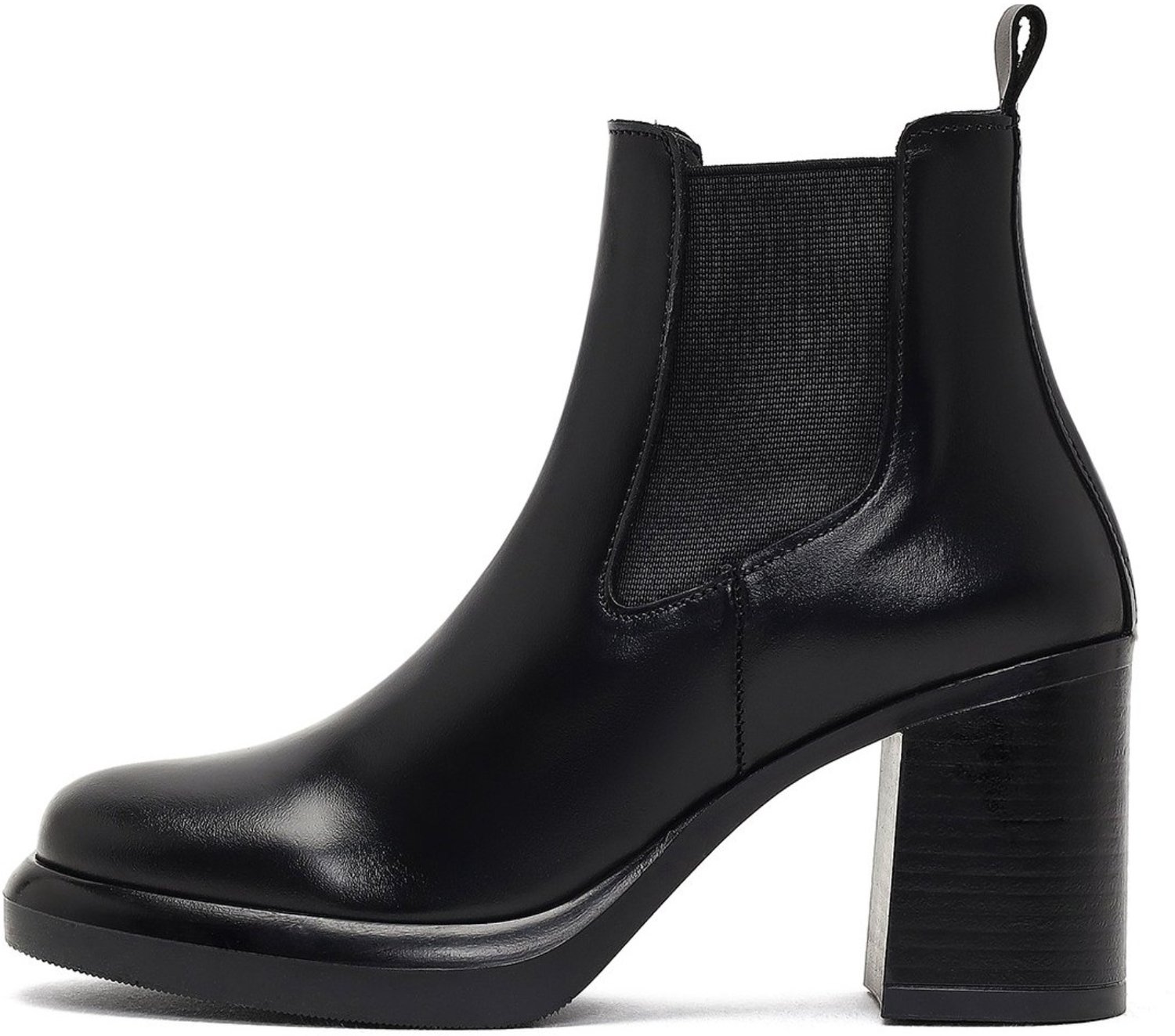 DERIMOD Heeled Chelsea Boots Leather Heeled Chelsea Boots