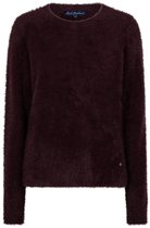 Red Button Trui Sweet Fuzzy Srb5117 Burgundy Dames Maat - XL