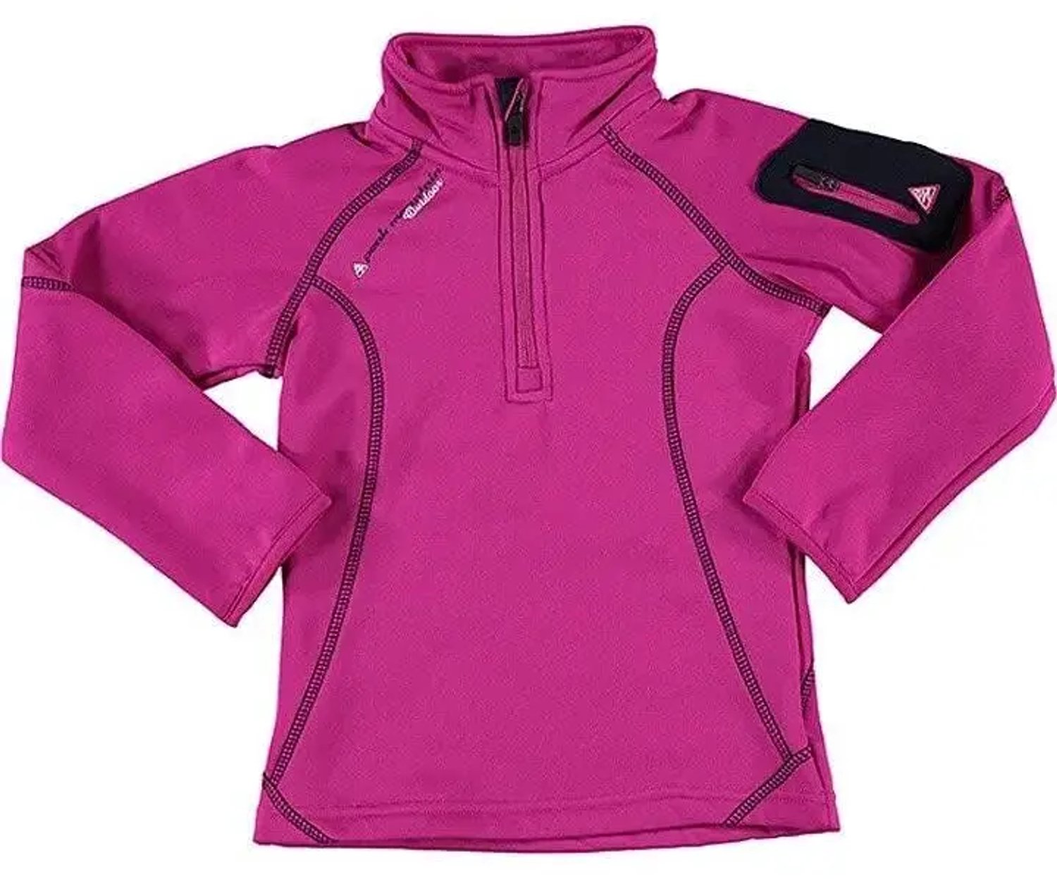 Fleece meisjes Peak Mountain Shell Fuschia