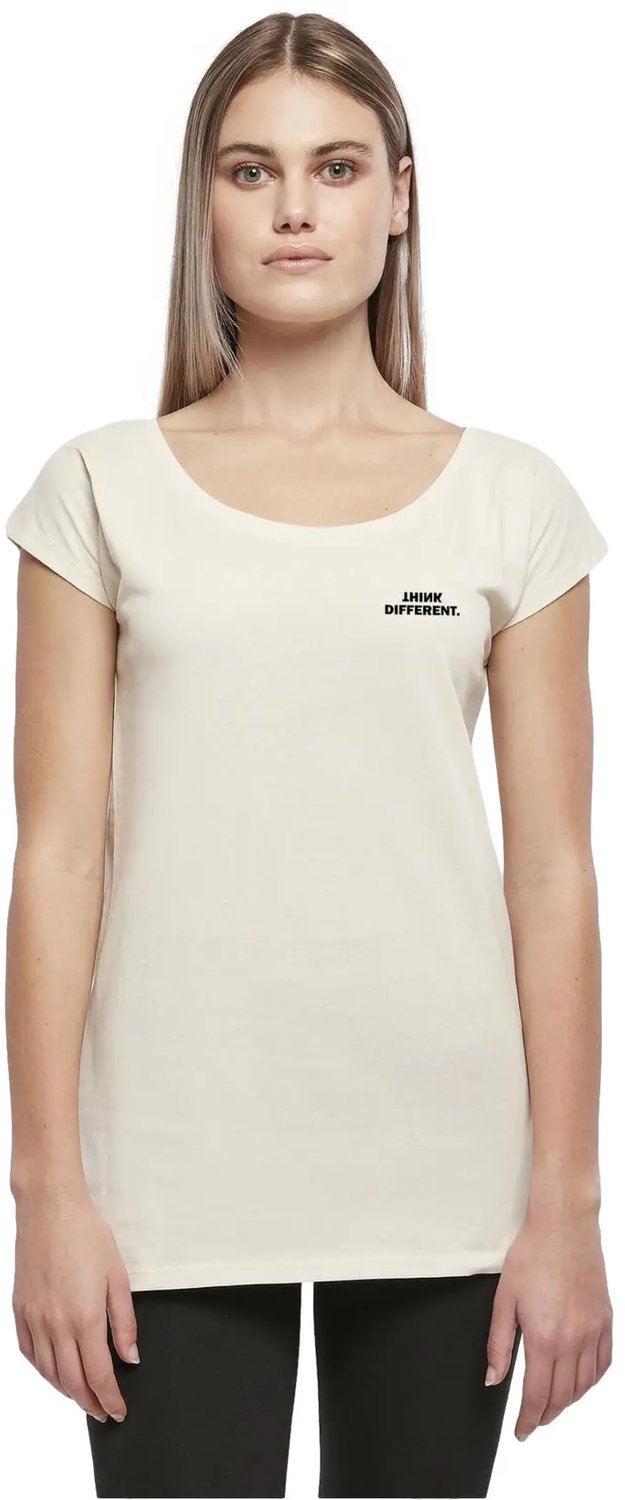 T-shirt dames Urban Classics Think Geel