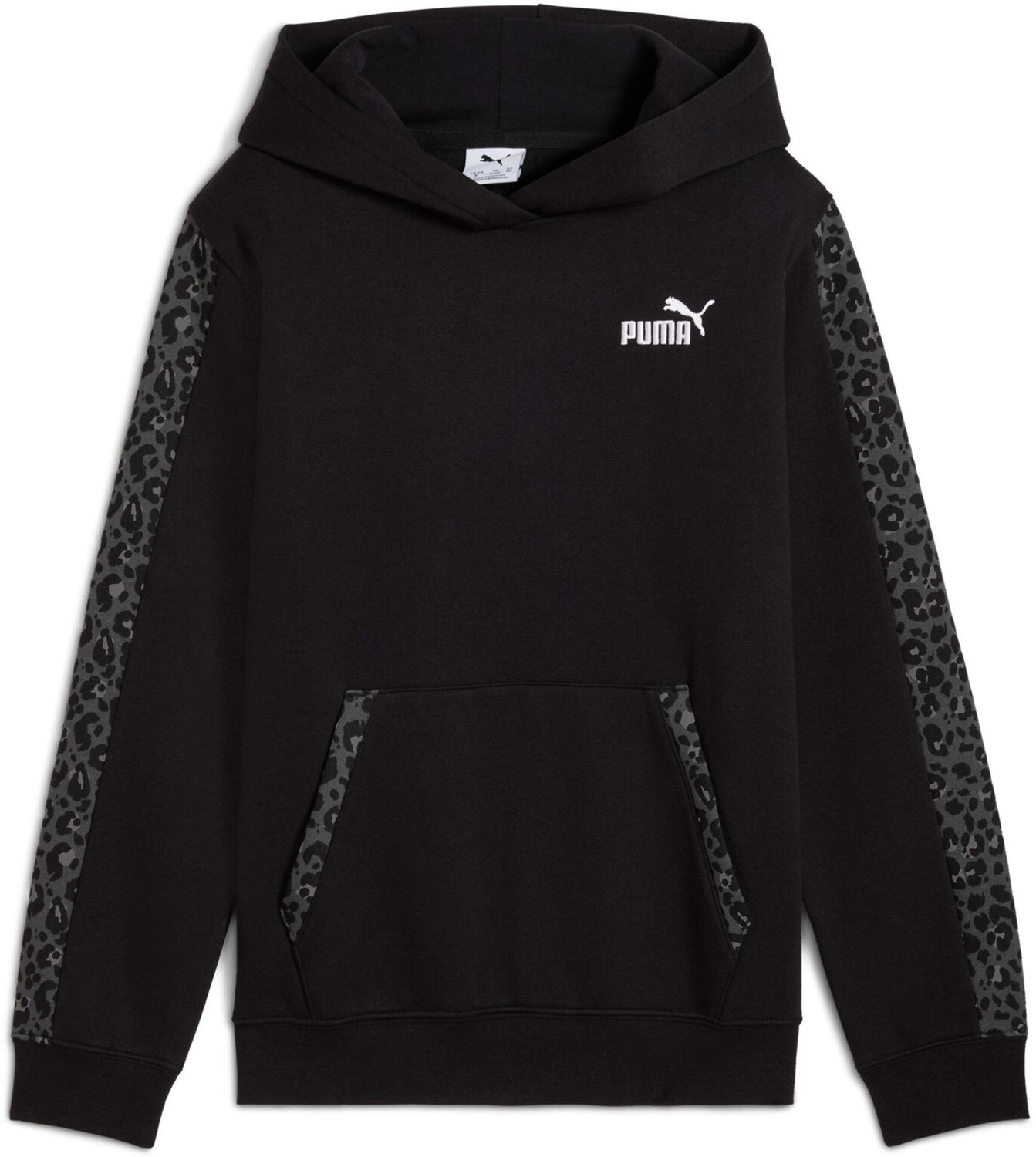 Girl hoodie Puma Essentials GRAPHIC Animal FL G Zwart