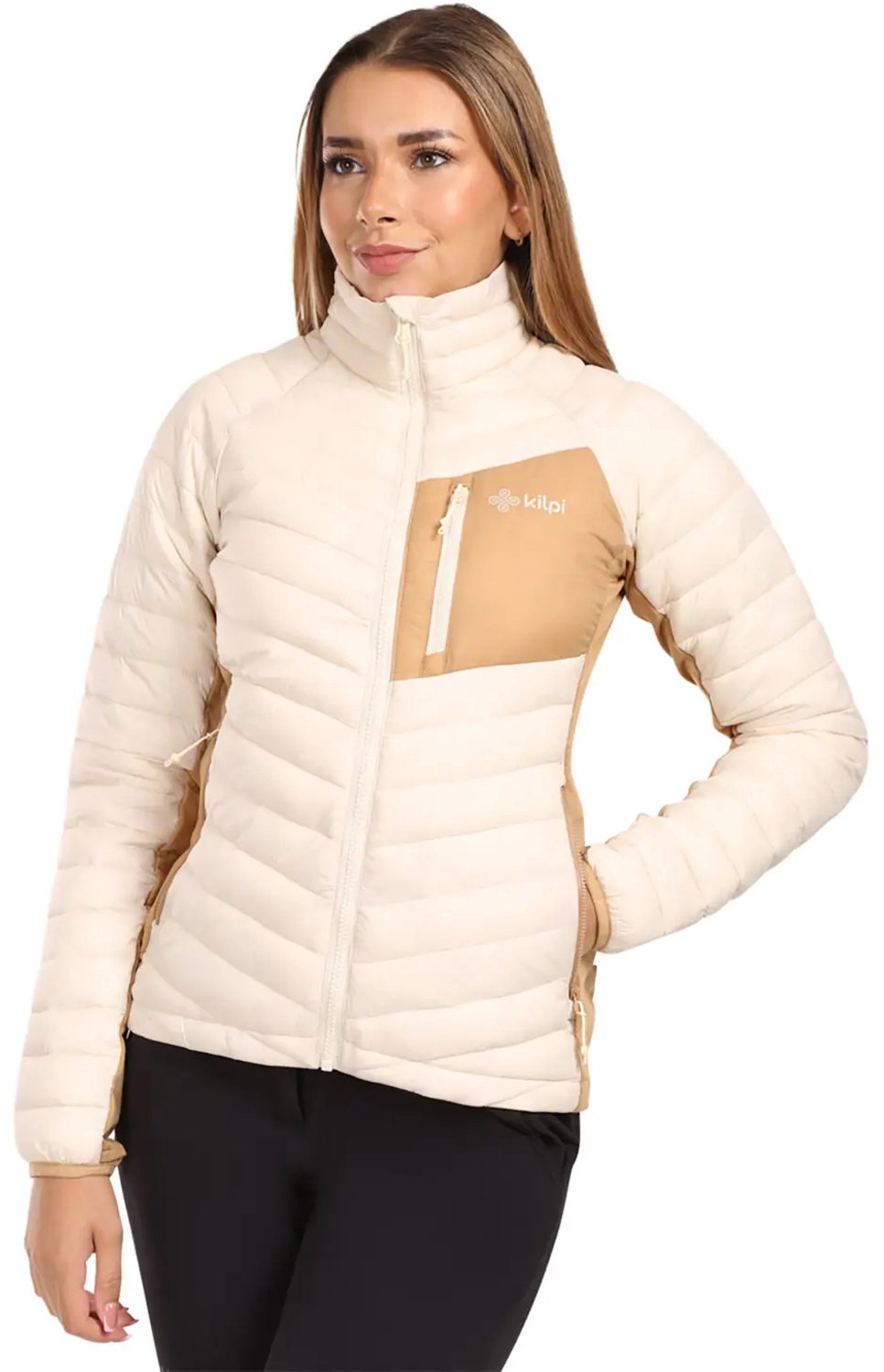 Donsjack voor dames Kilpi Actis Beige