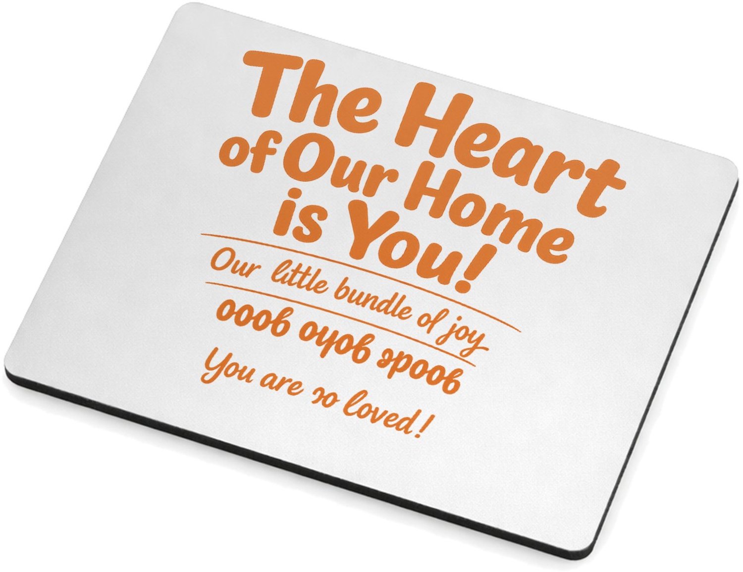 Mr Cadeautjes MDF magnetische fotolijst 9 x 7 - design Speelse typografische boodschap voor een andere ouderrol | cadeau Wit