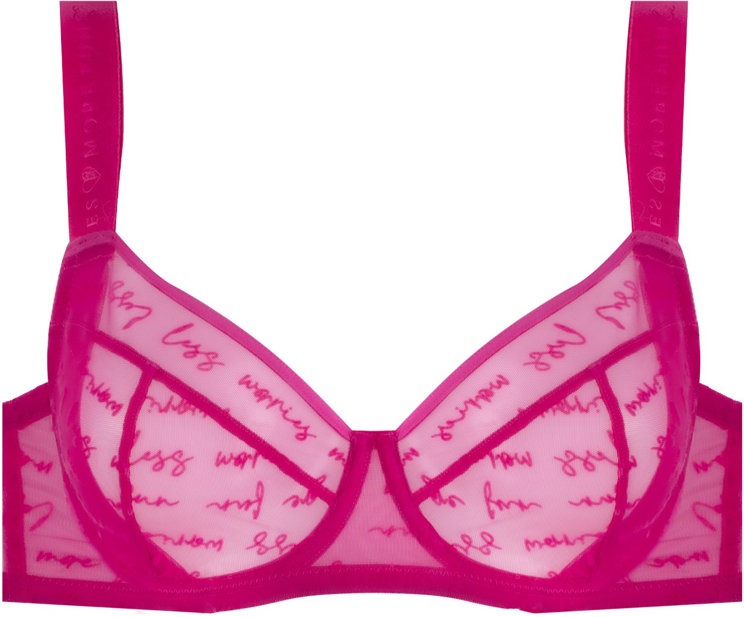 ESOTIQ Naomy - Beha - 70C - Fuchsia - Voorgevormde cups
