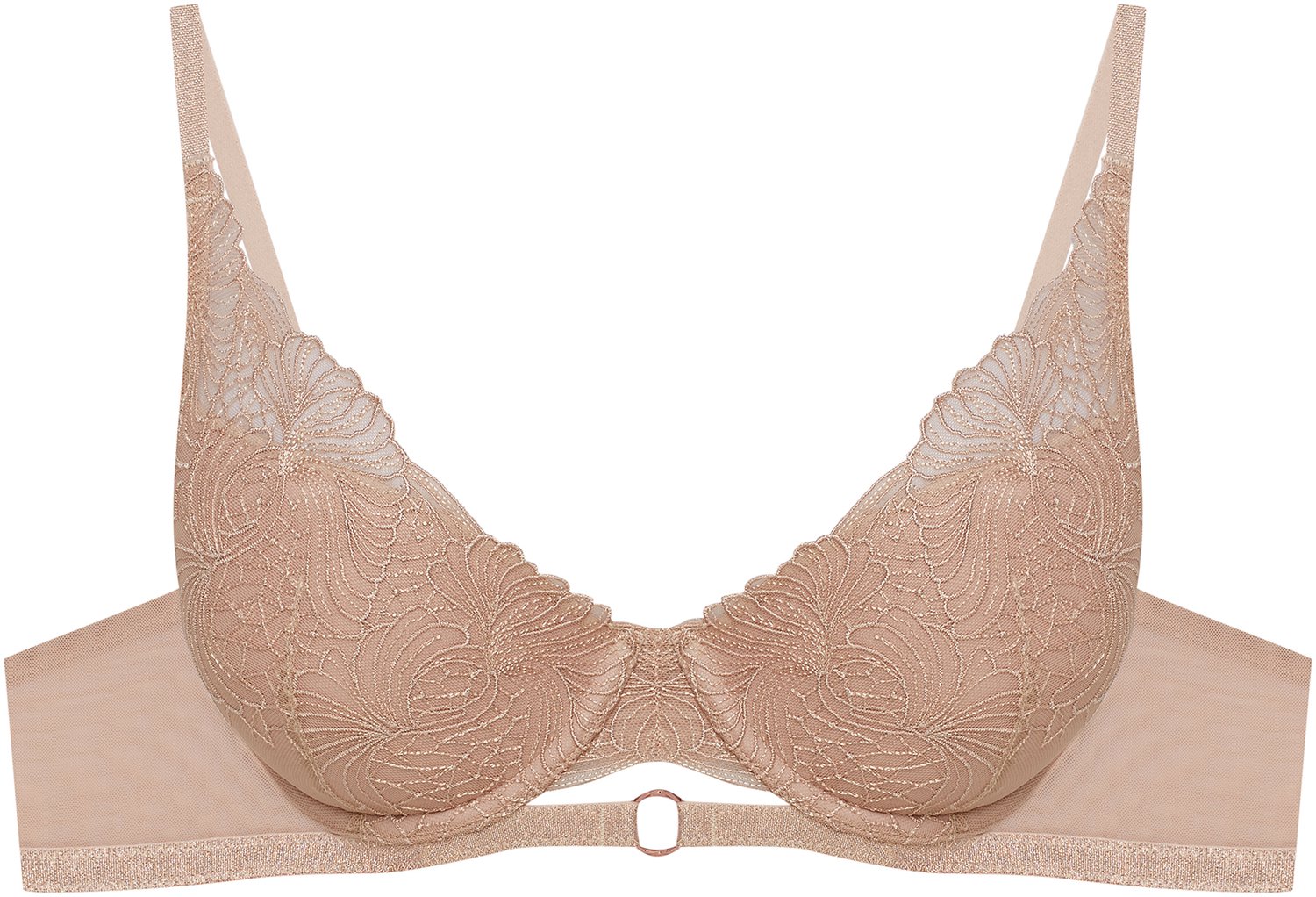 ESOTIQ Ombre - Push-upbeha - Zandbeige Beige;Goud