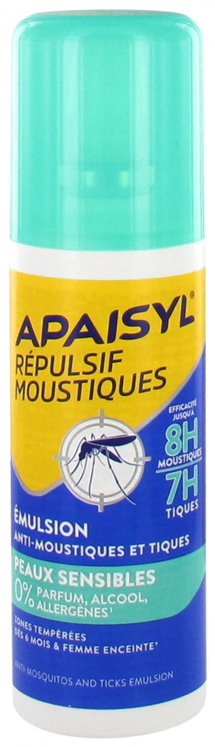 Apaisyl Répulsif Moustiques Émulsion 90 ml