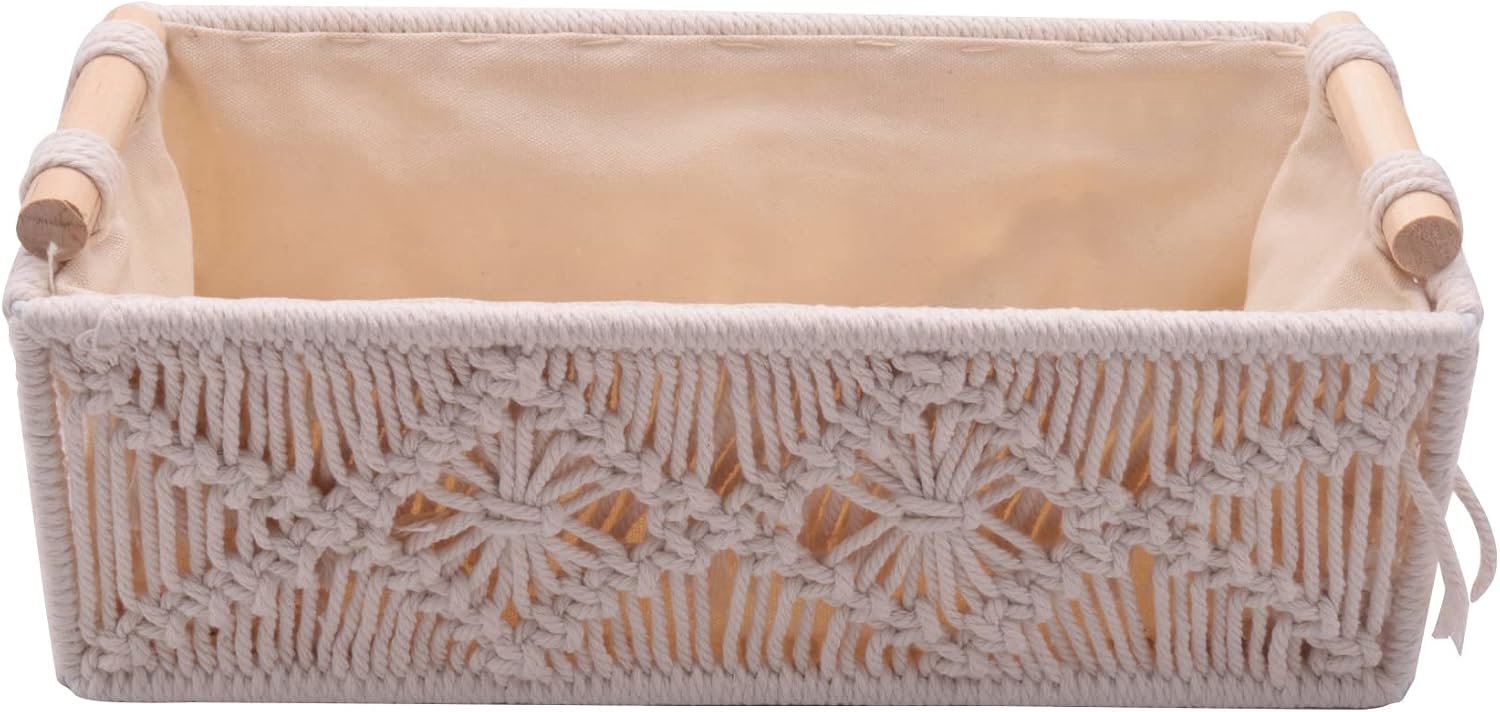 Boho opbergmand - handgemaakt macramé - decoratieve organizer - perfect voor cadeau - ServiceTopper